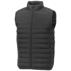   Pallas men's insulated bodywarmer, Woven of 100% Nylon, 380T with cire finish, Storm Grey, XS