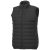 Pallas men's insulated bodywarmer, Woven of 100% Nylon, 380T with cire finish,  solid black, XS