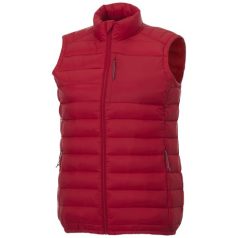   Pallas women's insulated bodywarmer, Woven of 100% Nylon, 380T with cire finish, Red, XS