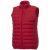 Pallas women's insulated bodywarmer, Woven of 100% Nylon, 380T with cire finish, Red, XS