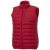 Pallas women's insulated bodywarmer, Woven of 100% Nylon, 380T with cire finish, Red, L