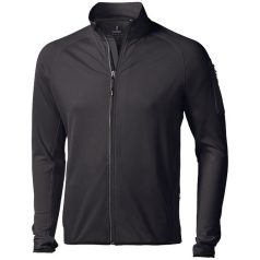   Mani power fleece full zip jacket, Male, Jersey knit of 91% Polyester and 9% Elastane with Cool Fit finish Brushed on the inside, solid black, XL