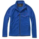 Brossard micro fleece full zip jacket, Male, Micro fleece of 100% Polyester 2 sides brushed and 1 side anti-pilling, Blue, XXXL