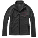 Brossard micro fleece full zip jacket, Male, Micro fleece of 100% Polyester 2 sides brushed and 1 side anti-pilling, Anthracite, S