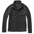 Brossard micro fleece full zip jacket, Male, Micro fleece of 100% Polyester 2 sides brushed and 1 side anti-pilling, Anthracite, XL
