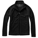 Brossard micro fleece full zip jacket, Male, Micro fleece of 100% Polyester 2 sides brushed and 1 side anti-pilling, solid black, XXXL