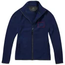 Brossard micro fleece full zip ladies jacket, Female, Micro fleece of 100% Polyester 2 sides brushed, 1 side anti-pilling, Navy, L