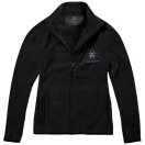 Brossard micro fleece full zip ladies jacket, Female, Micro fleece of 100% Polyester 2 sides brushed, 1 side anti-pilling, solid black, M