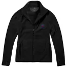 Brossard micro fleece full zip ladies jacket, Female, Micro fleece of 100% Polyester 2 sides brushed, 1 side anti-pilling, solid black, XL