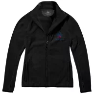   Brossard micro fleece full zip ladies jacket, Female, Micro fleece of 100% Polyester 2 sides brushed, 1 side anti-pilling, solid black, XL