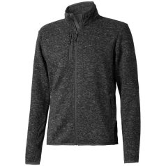   Tremblant knit jacket, Male, 100% Polyester brushed back sweater knit, Heather Smoke, XS