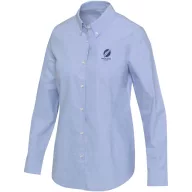   Camasa cu maneca lunga, Femei, Elevate, 2601E10459, Bumbac, Albastru deschis