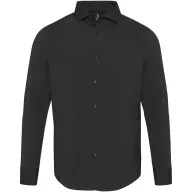   Camasa cu maneca lunga, Barbati, Elevate, 2601E10184, Bumbac, Negru