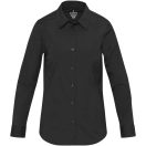 Camasa cu maneca lunga, Femei, Elevate, 2601E10187, Bumbac, Negru