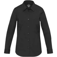   Camasa cu maneca lunga, Femei, Elevate, 2601E10186, Bumbac, Negru