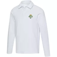   Tricou Polo cu maneca lunga, Unisex, Elevate, 2601E10119, Bumbac, Alb