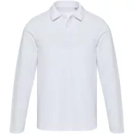   Tricou Polo cu maneca lunga, Unisex, Elevate, 2601E10119, Bumbac, Alb