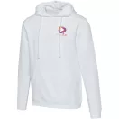 Hanorac cu gluga, Unisex, Elevate, 2601E10461, Bumbac, Poliester, Alb