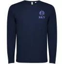 Tricou la baza gatului cu maneca lunga, Copii, Roly, 2601E10240, Poliester, Albastru Navy