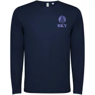   Tricou la baza gatului cu maneca lunga, Copii, Roly, 2601E10240, Poliester, Albastru Navy