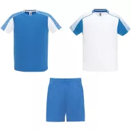   Set echipament sportiv Copii, Roly, 2410E21817, Poliester, Alb, Albastru royal