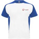 Tricou cu maneca scurta, la baza gatului, Sport, Copii, Roly, 2410E19004, Poliester, Alb