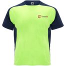 Tricou la baza gatului cu maneca scurta, Copii, Roly, 2601E10170, Poliester, Verde Fluor