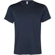   Tricou cu maneca scurta, la baza gatului, Sport, Barbati, Roly, 2410E20848, Poliester, Albastru navy