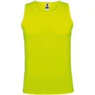   Tricou cu maneca scurta, la baza gatului, Sport, Barbati, Roly, 2410E18870, Poliester, Galben fluor