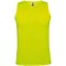Tricou cu maneca scurta, la baza gatului, Sport, Barbati, Roly, 2410E18871, Poliester, Galben fluor
