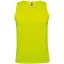 Tricou cu maneca scurta, la baza gatului, Sport, Barbati, Roly, 2410E18871, Poliester, Galben fluor