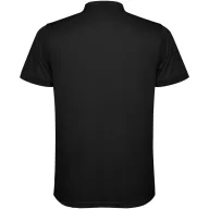   Tricou Polo cu maneca scurta, Barbati, Roly, 2601E10487, Poliester, Negru