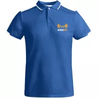   Tricou cu maneca scurta, Polo, Sport, Barbati, Roly, 2410E20909, Poliester, Albastru royal