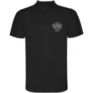Tricou Polo cu maneca scurta, Barbati, Roly, 2601E10370, Poliester, Negru