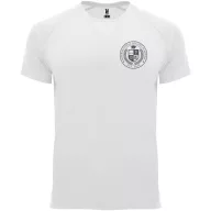   Tricou la baza gatului cu maneca scurta, Barbati, Roly, 2601E10149, Poliester, Alb