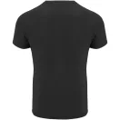 Tricou la baza gatului cu maneca scurta, Barbati, Roly, 2601E10150, Poliester, Negru