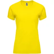   Tricou la baza gatului, Dama, maneca scurta, Roly, 2401E12252, Poliester, Galben, Marimi variate