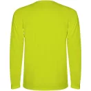 Tricou cu maneca lunga, la baza gatului, Sport, Barbati, Roly, 2410E20547, Poliester, Galben fluor