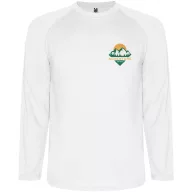   Tricou la baza gatului cu maneca lunga, Barbati, Roly, 2601E10357, Poliester, Alb