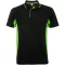 Tricou Polo cu maneca scurta, Barbati, Roly, 2601E10364, Poliester, Negru
