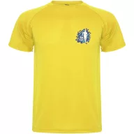   Tricou la baza gatului, Barbati, maneca scurta, Roly, 2401E12257, Poliester, Galben, Marimi variate