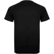   Tricou la baza gatului cu maneca scurta, Barbati, Roly, 2601E10361, Poliester, Negru