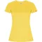 Tricou la baza gatului, Dama, maneca scurta, Roly, 2401E12261, Poliester, Galben, Marimi variate