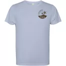 Tricou la baza gatului cu maneca scurta, Barbati, Roly, 2601E10248, Poliester, Albastru Zen