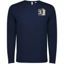 Tricou la baza gatului cu maneca lunga, Barbati, Roly, 2601E10243, Poliester, Albastru Navy