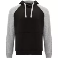   Hanorac cu gluga, casual, Unisex, Roly, 2410E18196, Bumbac, Poliester, Negru