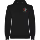Hanorac cu gluga, Femei, Roly, 2601E10506, Bumbac, Poliester, Negru