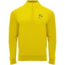 Tricou cu maneca lunga, la baza gatului, Casual, Barbati, Roly, 2410E19023, Poliester, Galben