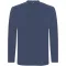 Tricou la baza gatului, Barbati, maneca lunga, Roly, 2401E12272, Bumbac, Albastru denim, Marimi variate