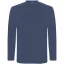 Tricou la baza gatului, Barbati, maneca lunga, Roly, 2401E12272, Bumbac, Albastru denim, Marimi variate
